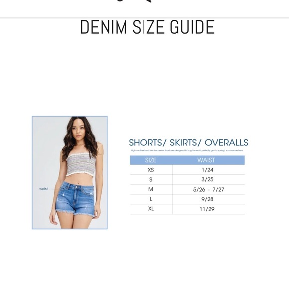 NWT KanCan Distressed Denim Jean Skirt - Picture 15 of 15